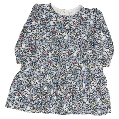 Lindex Kids, Kleid, Größe: 92, Blau/Mehrfarbig, Baumwolle, Blumen, Mädchen #tiH
