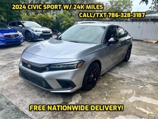 2024 Honda Civic SPORT w/ 24k miles 🔥 FREE DELIVERY! 🔥  Call  786-328-3187