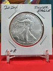 BEAUTIFUL U.S. Mint American Eagle 2024 1 oz .999 Silver Bullion Coin