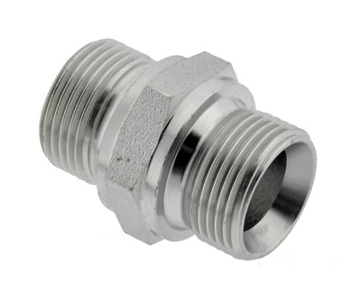 TOOLNERDS Doppelnippel mit G - Gewinde / NPT - Gewinde, bis 40 bar Material Edelstahl