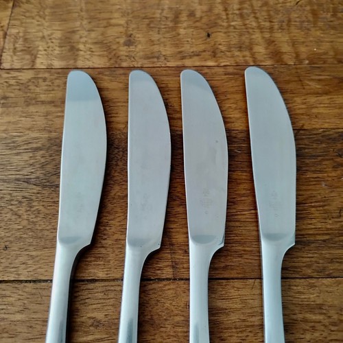 4 Dansk Variation V Finland 8 1/2" Dinner Knives Satin IHQ Stainless Steel - Picture 5 of 6
