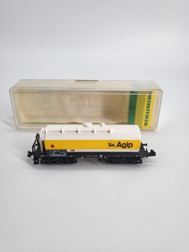 Minitrix Spur N 70080 Güterwagen Kesselwagen Agip in OVP | Condition: Gebraucht