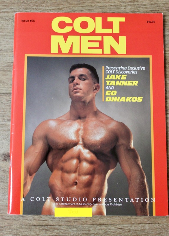 Vintage 1992 COLT STUDIO Jim French COLT MEN Tanner #25 Gay Mag. Playgirl-Like