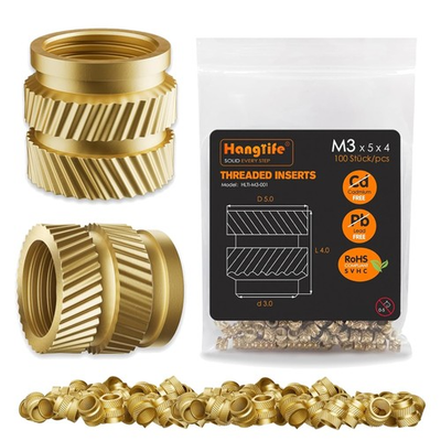 #ad #ad High Quality M3 Heat Set Threaded Inserts 100 Brass Nuts for 3D Allied Parts $14.99