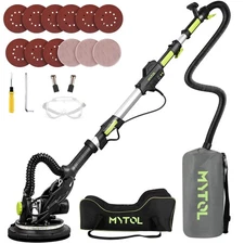 Drywall Sander, 7.2A Electric Drywall Sander with Vacuum Dust Collection, LED...
