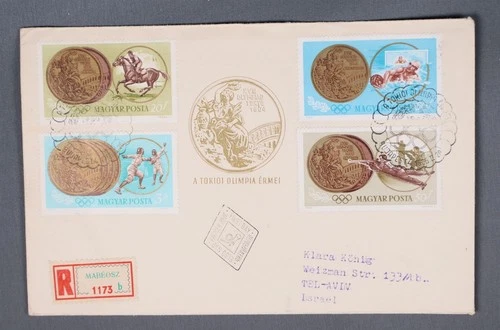 MayfairStamps Hungary FDC 1964 Tokyo Olympics Combo First Day Cover aaw_71347