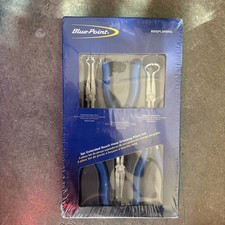 Blue-point 3pc Extended Reach Hose Grip Pliers Set Blue Grip Blue-point 3pc Extended Reach Hose Grip Pliers Set Blue Grip