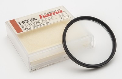 Hoya Vignettierfilter Sand (Milchglas) Spot E52mm 52mm 52 mm Sand-Screen in OVP