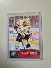 2021-22 Upper Deck AHL Damien Giroux UD Exclusives /100 #49 Rookie Rc Wild