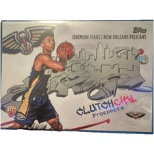 Topps 2025-26 Clutch City Jeremiah Fears Rookie #CC-7 New Orleans Pelicans