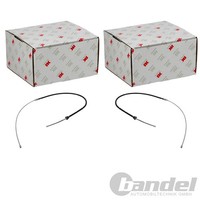 2X NK Handbremsseile Passend FüR Seat MII Skoda Citigo VW Load Up! Trommelbremse