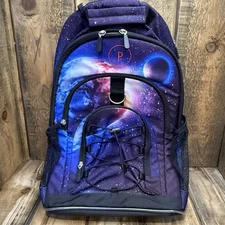 POTTERY BARN GEAR-UP ROLLING BACKPACK  MONO “P”