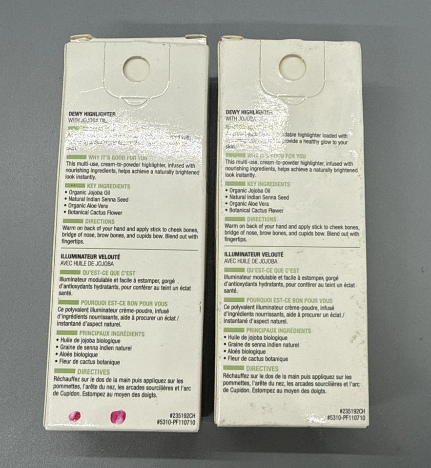 2 Pack NIB • Physicians Formula Organic Wear Dewy Highlighter PF11071 Dew Frost - Image 3 of 3