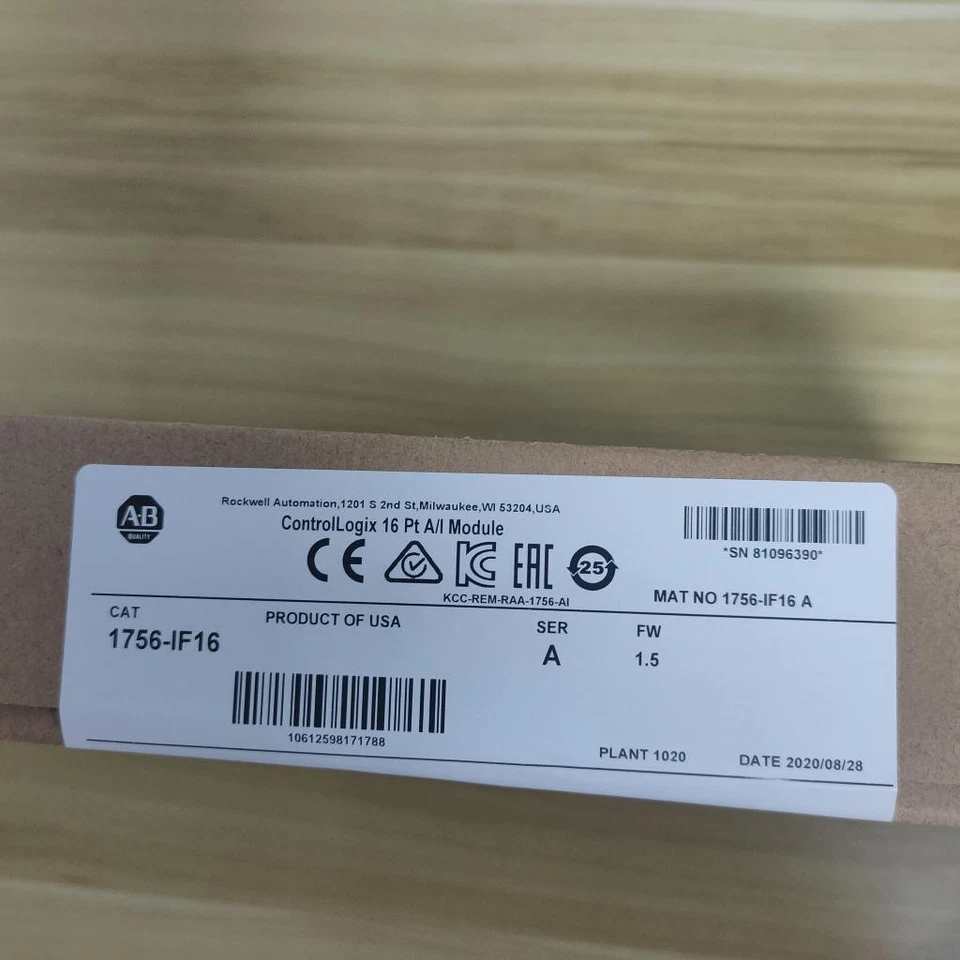 New Factory Sealed AB 1756-IF16 SER A ControlLogix 16 Pt Input Module 1756IF16 - Image 2 of 4