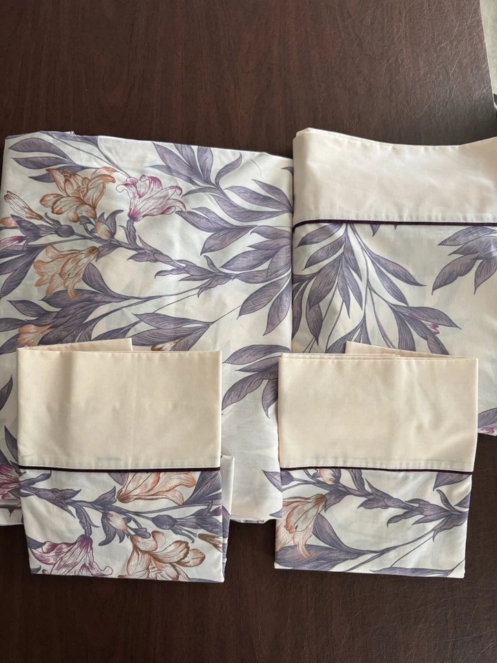 VTG Springmaid Wondercale Double Bed Sheet Set. Fitted, Flat & 2 Pillowcases. - Image 4 of 4