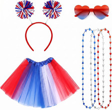 Tutu Skirt Costume Set - Tutu Costume Skirt, Tulle Dress up for Party
