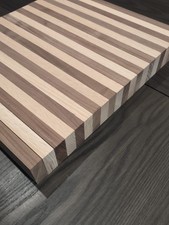 Walnut and oak blanks for making a cutting board