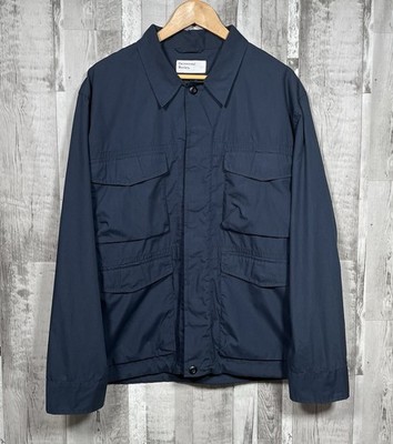 Universal Works Jacke Herren XL Blau Oi Polloi Chore Overshirt Shacket Bäcker