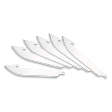 3.5" RazorSafe Replacement Knife Blades, 6-Pack - Outdoor Hunting/Camping Tools
