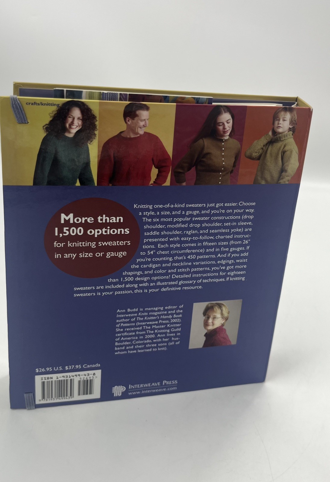 Knitter's Handy Book Of Sweater Pattern: ..., Budd, Ann