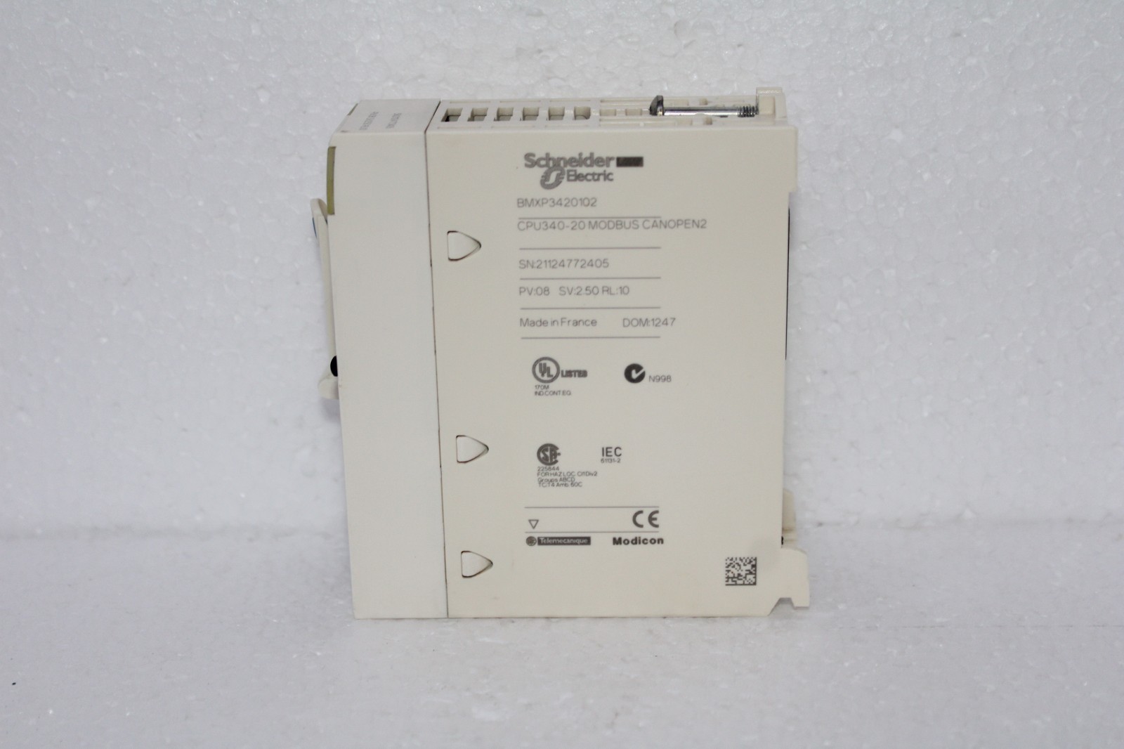 Schneider BMXP3420102 Processor Module, Modicon M340 Automation Platform