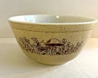 Pyrex Mushroom Forest Fancies Mixing Nesting Bowl 402 1.5L Brown Speckle Mint