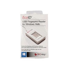 BIO-Key EcoID Fingerprint Reader - Works with Windows Hello Windows 7/8.1/10 