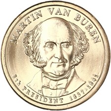 2008 D Presidential Dollar Martin Van Buren Choice BU Clad US Coin See Pics K212