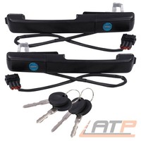 2XtÜRgriff TÜR Griff Vorne Li+Re+SchlÜSsel+Schloss FÜR VW Passat 35I+VARIANT