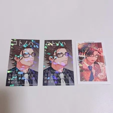 Paradox Live Nishimon Naoaki Card Set Official Anime Trading Cards 3pcs Unused