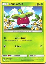 Bounsweet SM Base Set 18/149 Common Pokemon Near Mint Pokemon Card