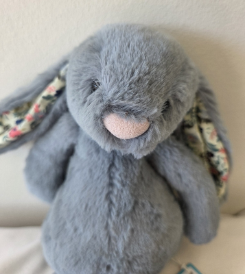 Jellycat Small Blossom Dusky Blue Bunny 7