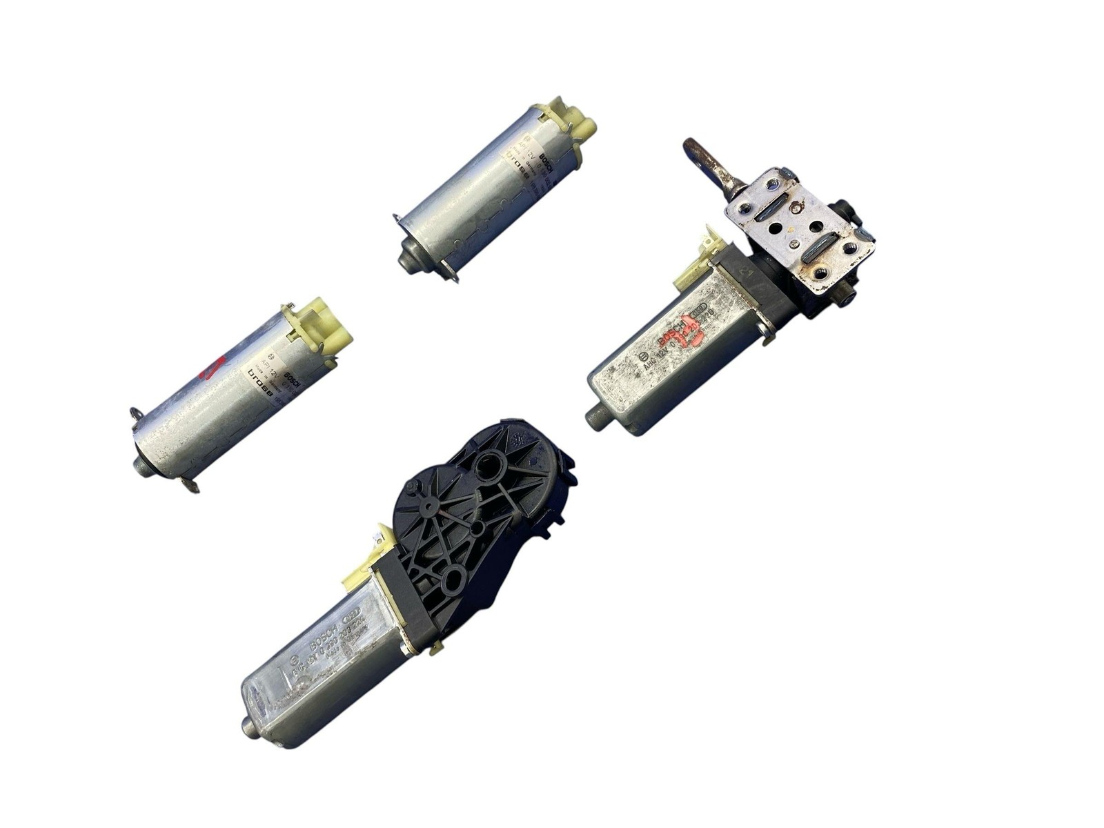 2008-2015 AUDI R8 FRONT LEFT SEAT ADJUSTMENT MOTOR W/O MEMORY SET OF 4 OEM