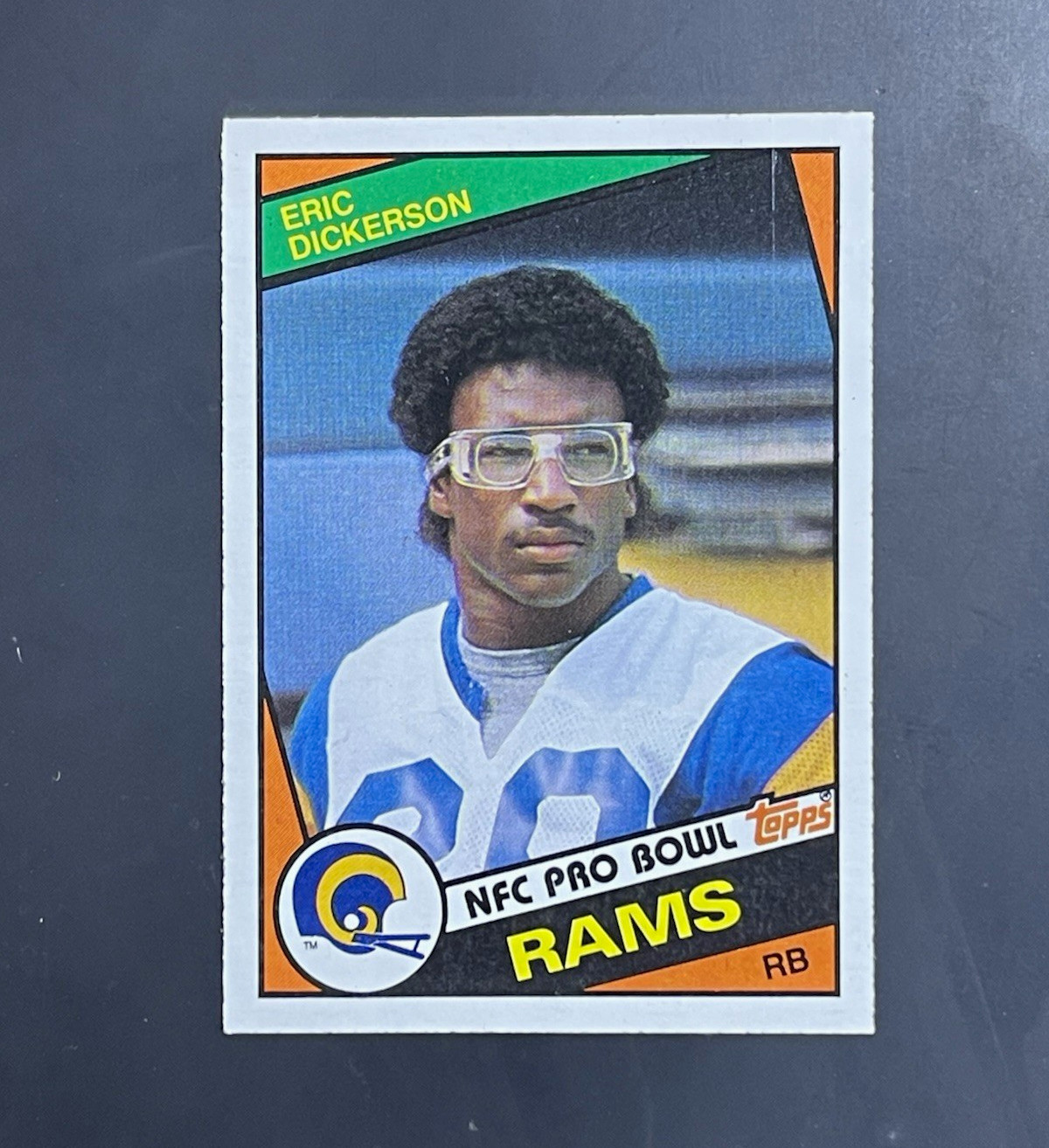Topps 1984 Topps Eric Dickerson #29 Los Angeles Rams NFL NFC Pro Bowl Base