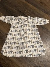 Hudson Baby Royal Safari Animals Baby Sleep Sleeved Sleep Sack Quilted 6-12M