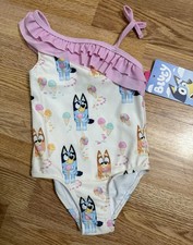 Bluey Cartoon Kids 2T One Should One Piece Swimsuit