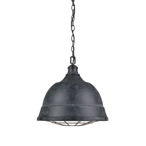Golden Bartlett 2-Light 16" Pendant Light in Black Patina - Picture 1 of 4