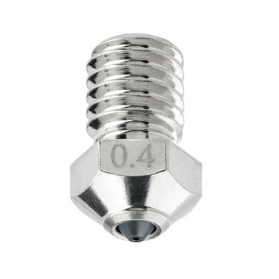 0.4mm Tungsten Carbide Nozzle for E3D V6, Prusa i3 MK3S, Anycubic Mega/Kobra - H