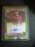 2025 Bowman Baseball Ricardo Yan 1st Chrome Green Shimmer /99 Auto #CPA-RY 