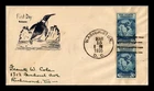 Dr Jim Stamps FDC Byrd Antarctic Expedition II 1935 Reissue Pair Scott 768