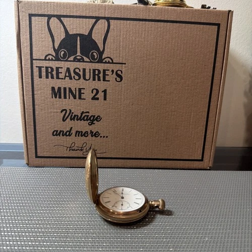 Antique 1878 Elgin Pocket Watch 18s Fahys Montauk No 1 Gold Filled Runs(15D90)