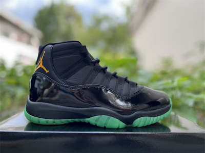 #ad Air jordan 11 Black Green Yellow CT8012 037 Men#x27;s Fashion Sports Shoes $239.99