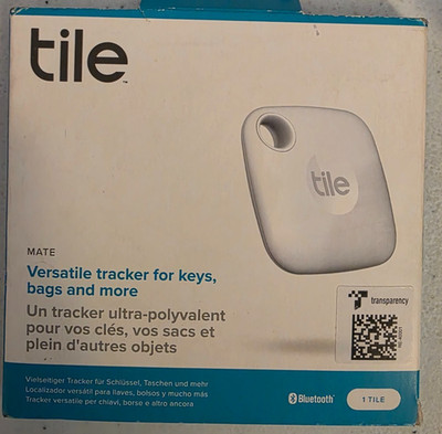 Tile Mate Universal Bluetooth Tracker - White - Brand New
