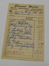 De colección 1950 ELMWOOD MARKET tienda d…
