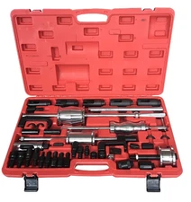 The entire vehicle set includes diesel engine fuel injector disassembly tools.