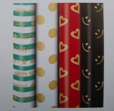 Sortiment Geschenkpapier Foil Finesse 30 Röllchen UVP:   5,95 Bundle 2025