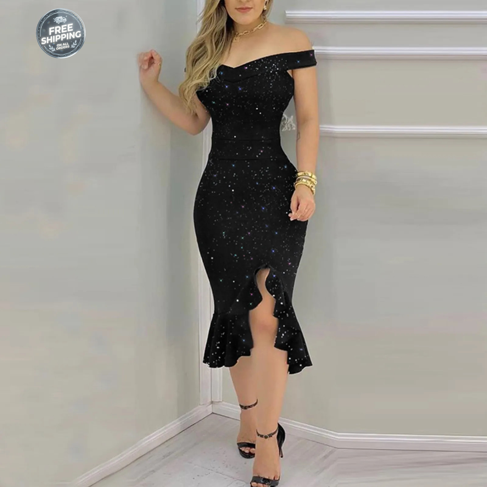 Vestidos De Fiesta Cortos Para Mujer Vestido Casuales Elegantes Noche Sexy New