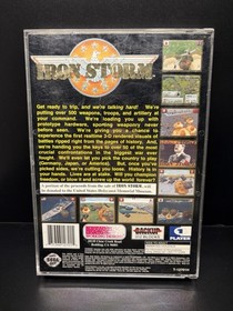 Iron Storm (Sega Saturn, 1996)  CIB MANUAL REG CARD TESTED/WORKING