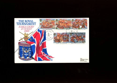 1988 Spanish Armada The Royal Tournament Earls Court BFPS 2181 Official FDC.