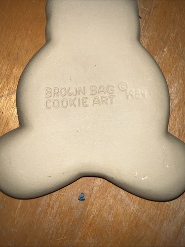 Lot of 3 Brown Bag Cookie Art Molds -raggedy 1988 teddy bear 1984 heart 1985 - Picture 5 of 7